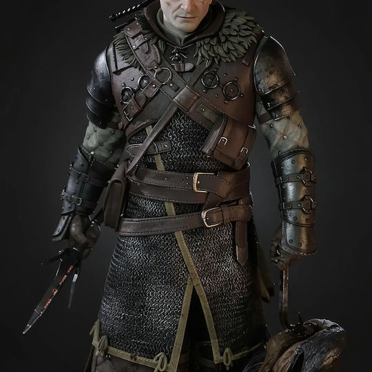 Figure Geralt 426mm Demon Head Witcher 3 3D Printed 7 6 Cm 1:24