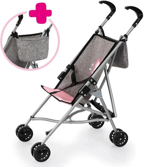Bayer Design Dolls Pushchair with Gray Bag