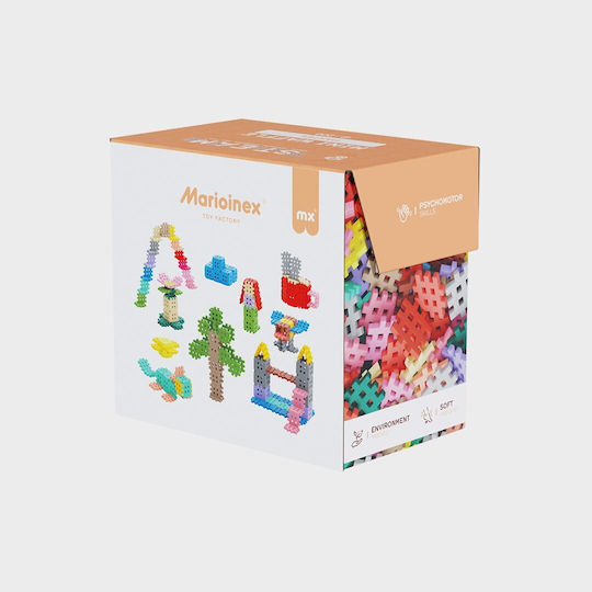 Marioinex Building Blocks Mini Waffle Pastel 200 Pieces