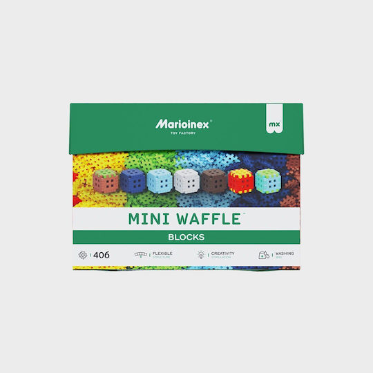 Marioinex Building Blocks Mini Waffle for 4+ Years 406 Pieces