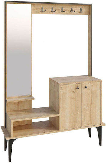 Andy Mobilier de Intrare cu Oglindă / Cuier & Dulap pentru Pantofi 114x35x170cm Andy Mobilier de Intrare cu Oglindă / Cuier & Dulap pentru Pantofi 114x35x170cm