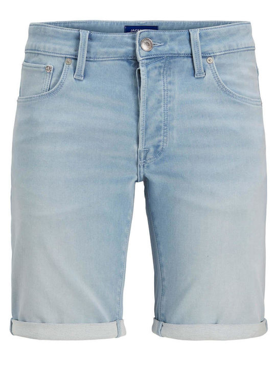Jjirick Men's Denim Light Blue Bermuda Shorts