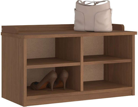 Sandens Мебел за антре с Шкаф за Обувки и Пейка Кафяв 87x40x50см Sandens Мебел за антре с Шкаф за Обувки и Пейка Кафяв 87x40x50см
