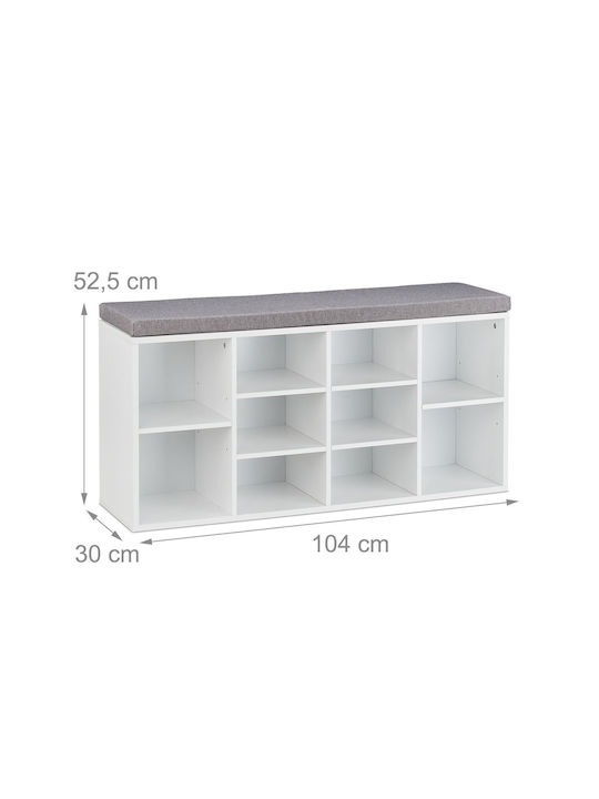 Mobilier de Intrare cu Dulap pentru Pantofi & Bancă 104x30x52.5cm