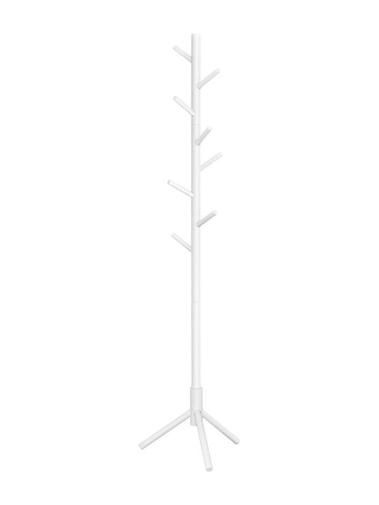 Entry Furniture with Hanger White 47x3.8x175cm