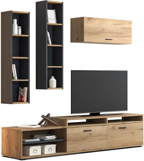 Wohnzimmer TV-Einheit Νο 45 Ink L180xB44.5xH33cm