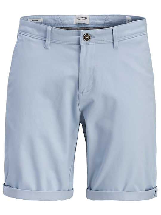 Pantaloni Scurți Chino Slim Fit Bărbați CELESTIAL BLUE