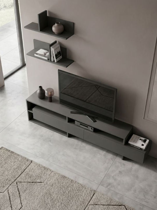 Животно помещение ТВ единица Gara Charcoal Д180xШ29.8xВ42бр