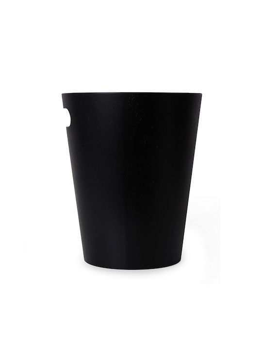 Umbra Woodrow Office Wooden Waste Bin 7.5lt Black 23x22.9x28cm