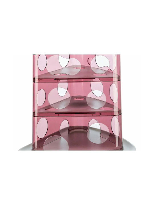 Cat Toy Trixie Cheese Tower White Pink Natural Rubber Plastic 32 X 32 X 32 Cm M0609218