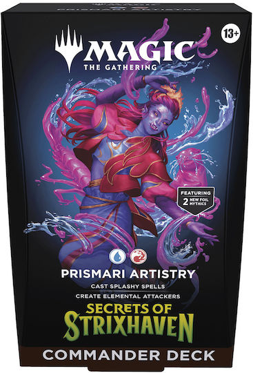 Wizards of the Coast Secrets of Strixhaven Commander Deck Magic: The Gathering Commander Deck Prismari Artistry (EN)
