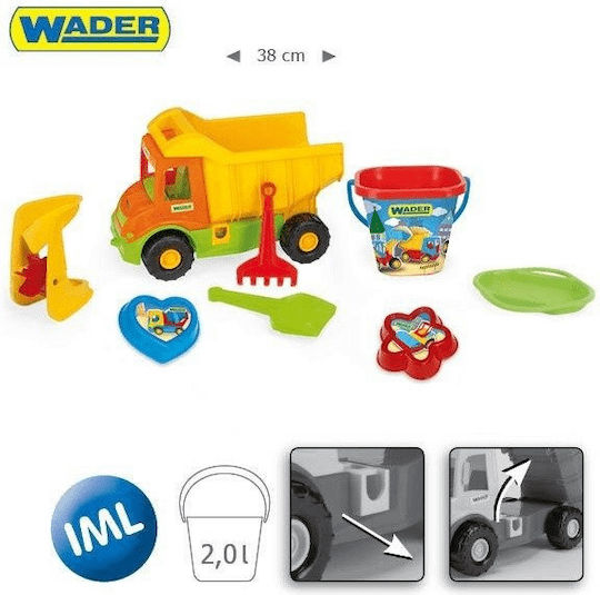 Wader Strandspielzeug-Set Mehrfarbig