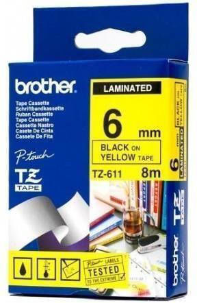 Brother Thermo Verbrauchsmaterial Etiketten Tze611