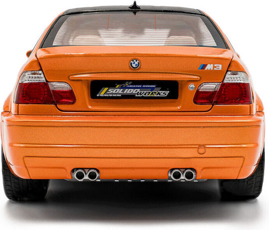1/18 Bmw M3 Coupe E46 ''solido Works'' 2000 Orange