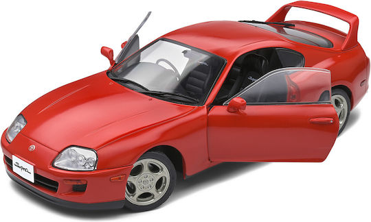Solido Toyota Supra Modeling Figure Car Red in Scale 1:18