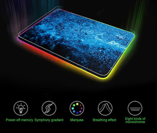 Mousepad Gaming Wt-5 Iluminare RGB 90x40cm Er D L