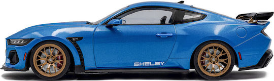 1/18 Shelby Mustang Super Snake 2025 Grabber Blue Metallic W Black Stripe