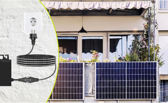 Bc05 Cablu De Alimentare 2 M Hms Solar Micro-invertor Ip68 Conector Bc05 La Ștecher Schuko Rezistent La Intemperii Conexiune Sigură Stabilă Instalare Rapidă Flexibil Instalare În Grădină Exterior