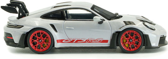 1/43 Porsche 911 992 Gt3 Rs 2023 Ice Grey Metallic Pyro Red