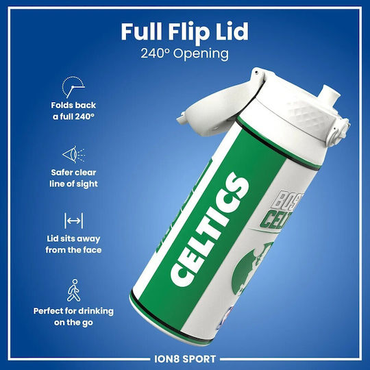 Ion8 Бутилка Термос Неръждаема Стомана Без BPA 750ml NBA Boston Celtics