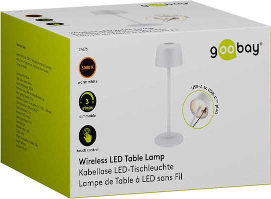 Goobay Διακοσμητικό Φωτιστικό LED Θερμό Λευκό 3000K 25x25εκ.