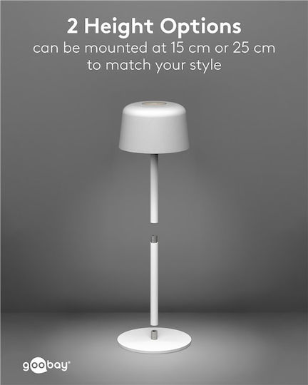 Goobay Διακοσμητικό Φωτιστικό LED Θερμό Λευκό 3000K 25x25εκ.