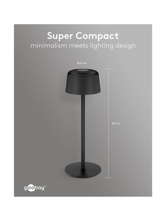 Goobay Goobay Dekoratives Tischlicht LED Warmweiß 3000K 25x25cm