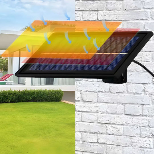 Lampă Solară 400lm cu Senzor de Mișcare Fotocelulă și Telecomandă IP44 15x6x5cm