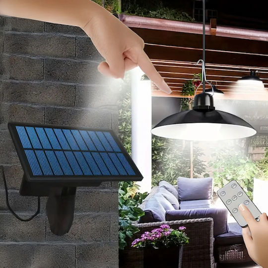 Lampă Solară 400lm cu Senzor de Mișcare Fotocelulă și Telecomandă IP44 15x6x5cm