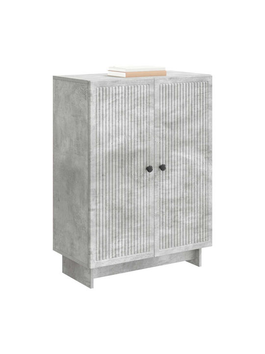 Sideboard from Wood & Metal Concrete Gray 66x34.5x90cm