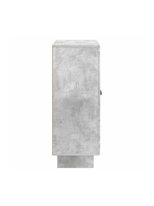 Sideboard from Wood & Metal Concrete Gray 66x34.5x90cm