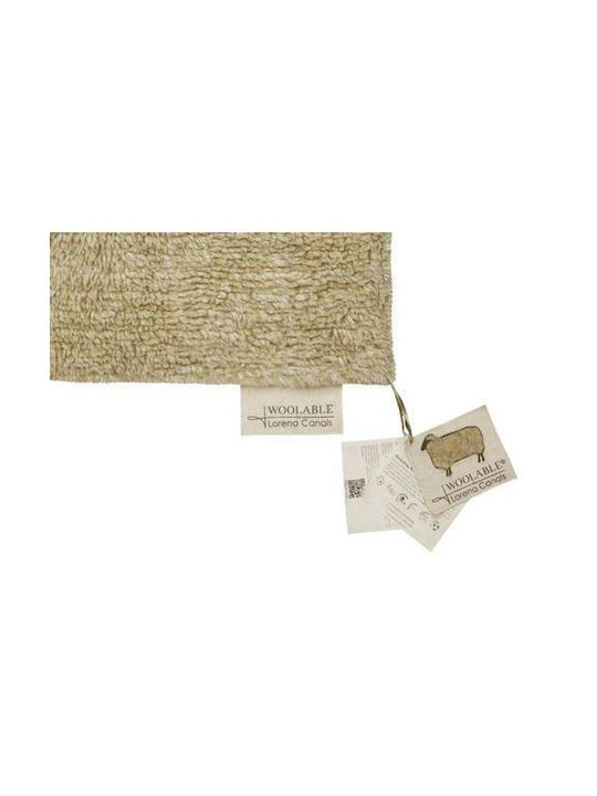 Lorena Canals Woolable Χειροποίητο Χαλί Ορθογώνιο Μάλλινο Beige 170x240cm