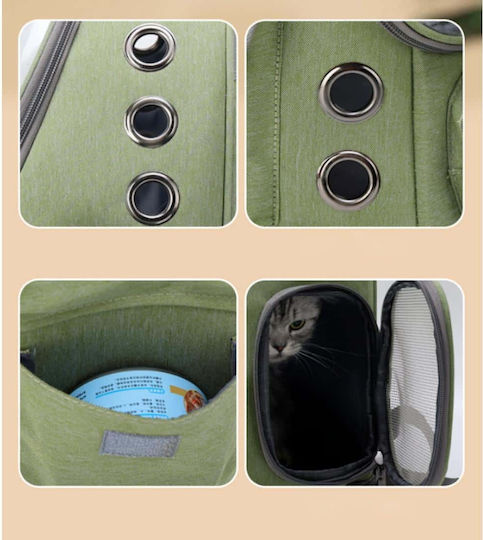 Animal Animal Waterproof Backpack for Dog and Cat Transport up to 7kg Pink M42xW34xH27cm