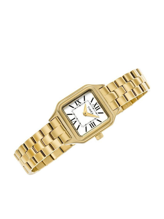Timex Legacy Дамски Часовник 23мм Кварцов с Черна Метална Верижка