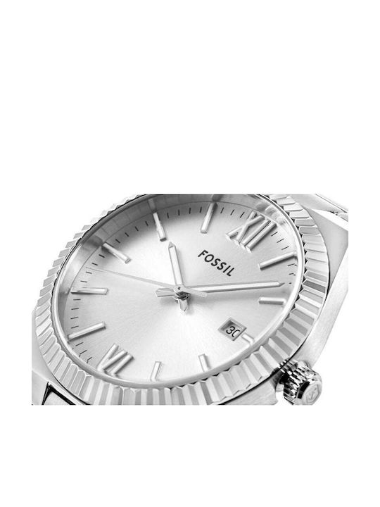 Fossil Scarlette Кварцов Часовник с Метална Верижка