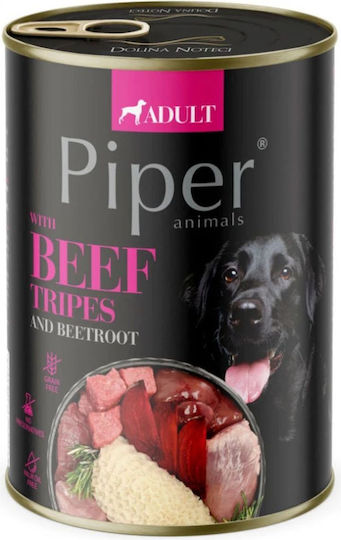 Dolina Noteci Piper Wet Food Dogs in Cans with Beef 400gr