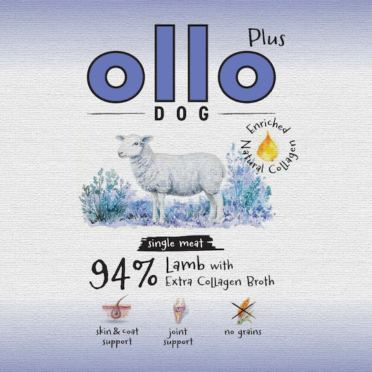 Ollo Υγρή Τροφή Σκύλων σε Κονσέρβα με Αρνί 400gr