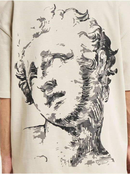 T-shirt Sand/white DFTS244-03415