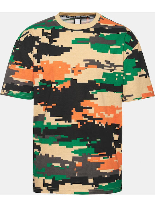 Polo Athletic Short Sleeve Shirt Pixel Camouflage White