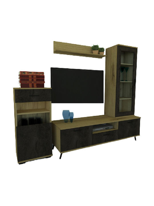 Wohnzimmer TV-Einheit Beige L180xB40xH55cm