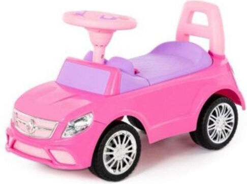 Polesie Baby Push Walker Car Ride On With Sounds 84491 Pink