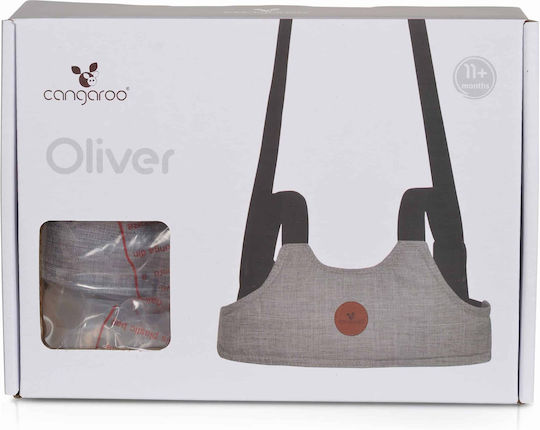 Cangaroo Oliver with Support Strap for 6+ Months Gray