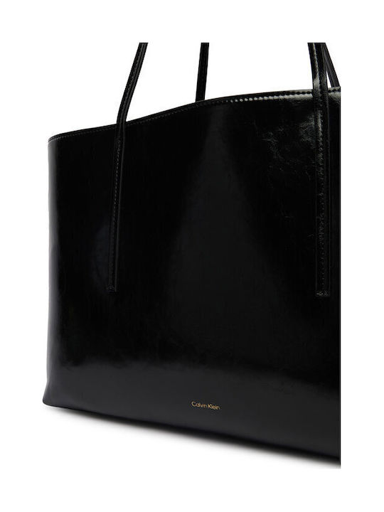 Calvin Klein Foil Logo Γυναικείο Πουγκί Δερμάτινο