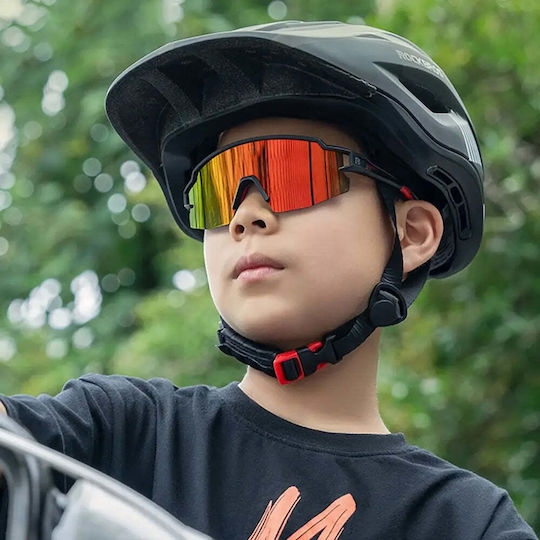 Rockbros Cycling Glasses with Black Frame & Polarized Lenses