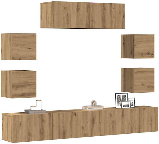 Wohnzimmer TV-Einheit Technical Oak L200xB