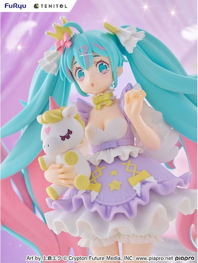 FuRyu Hatsune Miku Tenitol Hatsune Miku Yumekawa Принцеса Лавандова Версия Фигура