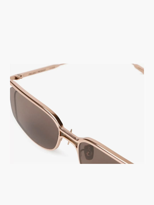 Projekt Produkt Unisex Sunglasses with Rose Gold Metallic Frame 500269