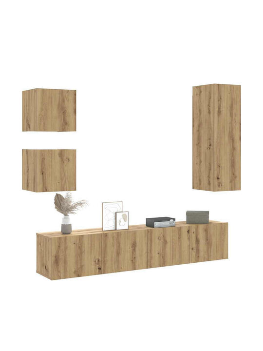 Wohnzimmer TV-Einheit Technical Oak