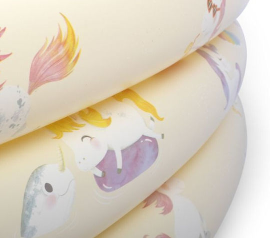 Filibabba Alfie Children's Round Inflatable Pool Unicorn Shores