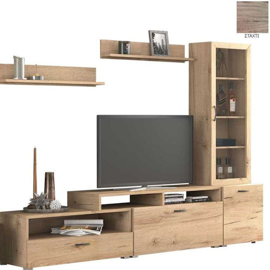 Wohnzimmer TV-Einheit N28 Braune M225xB45cm